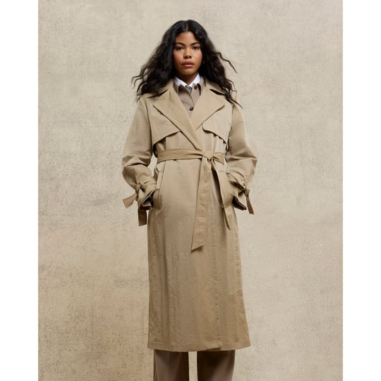 River Island Womens Trench Coat Beige Relaxed Wrap - Image 1