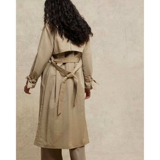 River Island Womens Trench Coat Beige Relaxed Wrap - Image 2