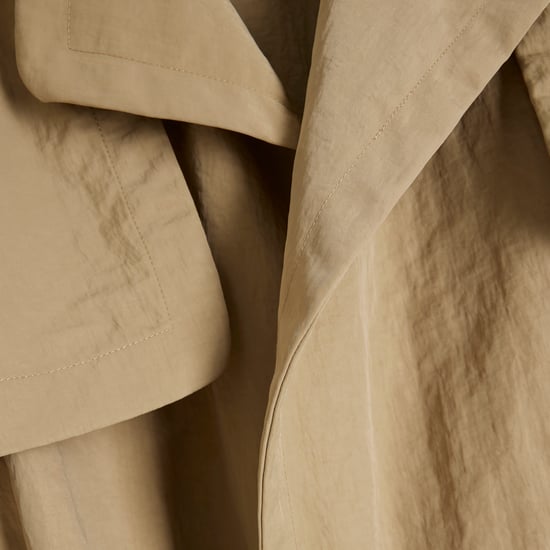River Island Womens Trench Coat Beige Relaxed Wrap - Image 4