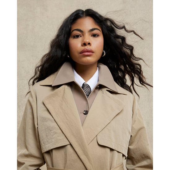 River Island Womens Trench Coat Beige Relaxed Wrap - Image 5