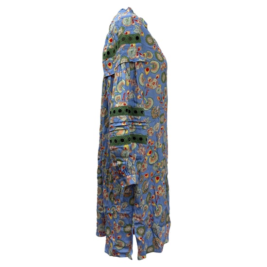 Diane von Furstenberg Jessica Haakwerk Randen Bloemenprint Mini Jurk In Multicolor Viscose - Image 2