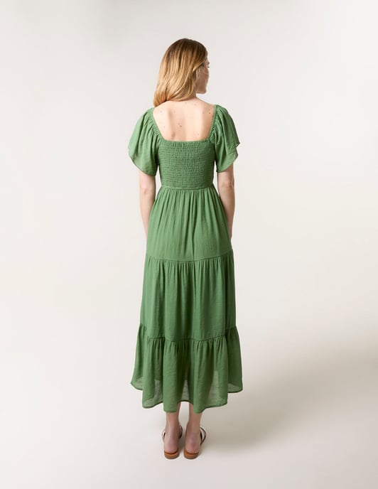 Flutter Sleeve Maxi Dress - Image 4