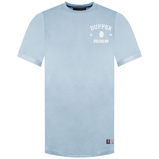 Duffer Locker Mens Blue Marl T-Shirt - Image 1