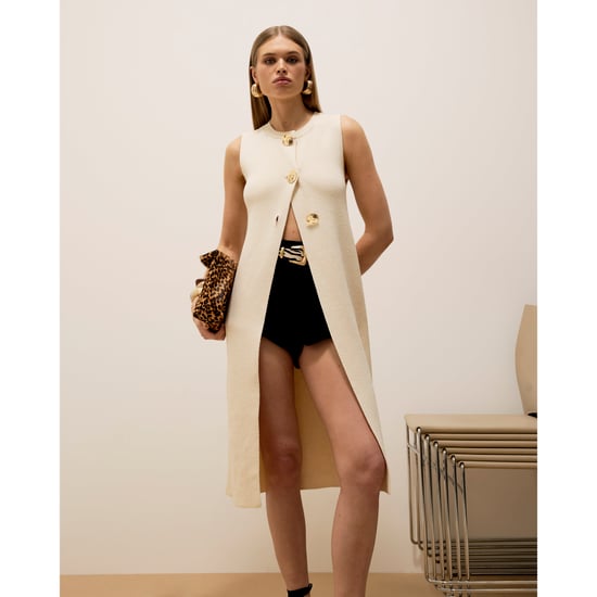 River Island Womens Cardigan Cream Longline Sleeveless - Image 2