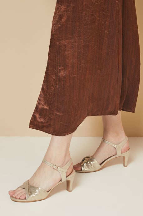 Good For The Sole: Wide Fit Trisha Two Part Heeled Sandals - Image 2