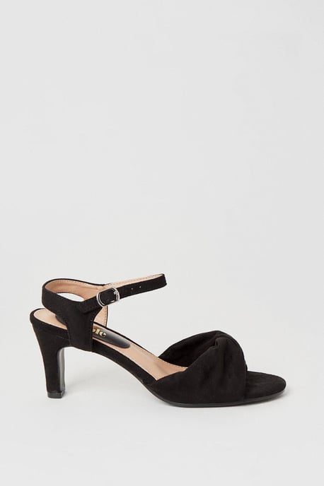 Good For The Sole: Wide Fit Trisha Two Part Heeled Sandals - Image 2