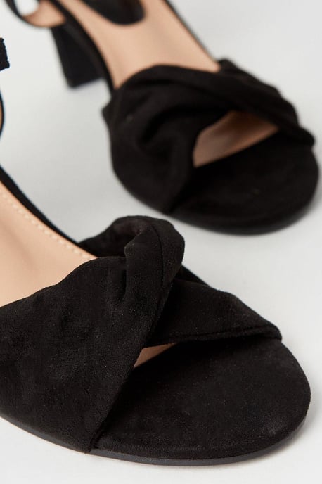 Good For The Sole: Wide Fit Trisha Two Part Heeled Sandals - Image 4