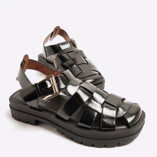 River Island Womens Sandals Black Fisherman - Image 3