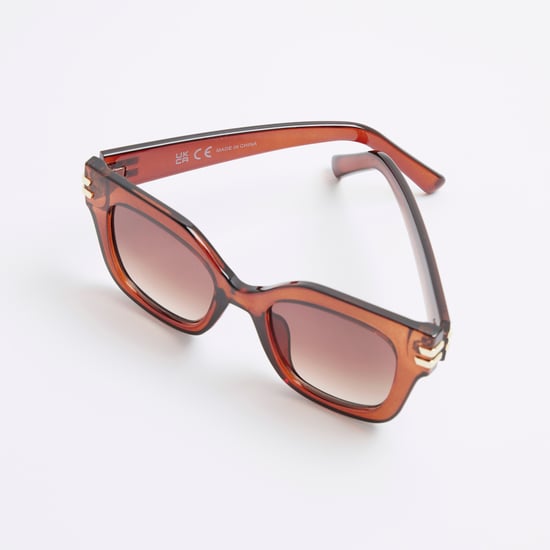 River Island Womens Brown Cat Eye Sunglasses - Image 4