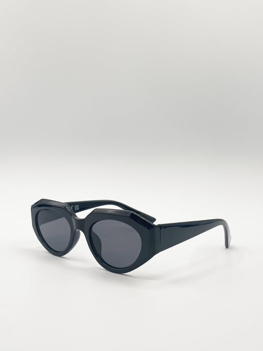 Angular Cat-Eye Sunglasses - Image 2