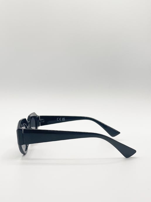 Angular Cat-Eye Sunglasses - Image 5