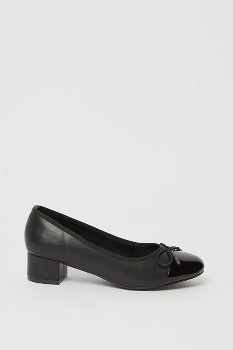 Good For The Sole: Talia Comfort Block Heel Ballet Pumps - Image 2
