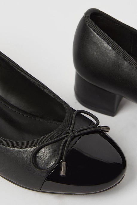 Good For The Sole: Talia Comfort Block Heel Ballet Pumps - Image 4