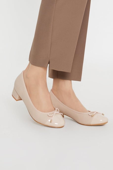 Good For The Sole: Talia Comfort Block Heel Ballet Pumps - Image 1