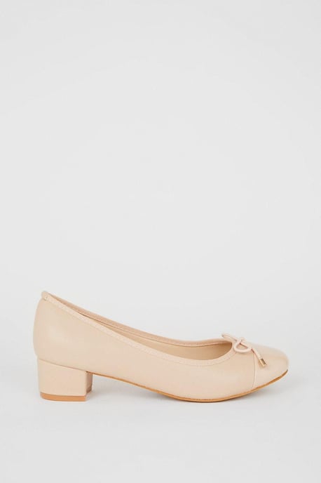 Good For The Sole: Talia Comfort Block Heel Ballet Pumps - Image 2
