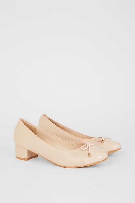 Good For The Sole: Talia Comfort Block Heel Ballet Pumps - Image 3