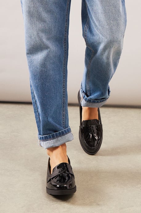 Good For The Sole: Brittany Faux Leather Tassel Loafers - Image 2
