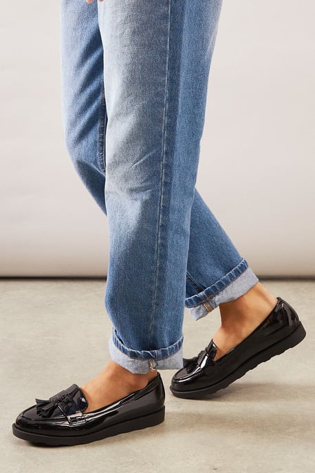 Good For The Sole: Brittany Faux Leather Tassel Loafers - Image 3