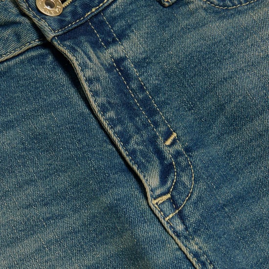 River Island Womens Bootcut Jeans Blue Denim Mid Rise - Image 4