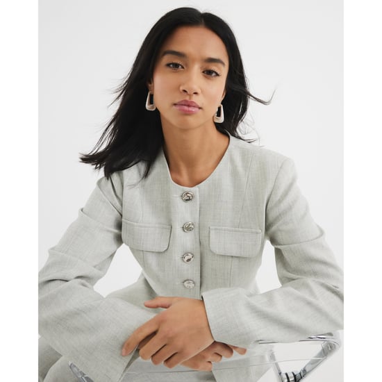River Island Womens Jacket Petite Beige Military - Image 5