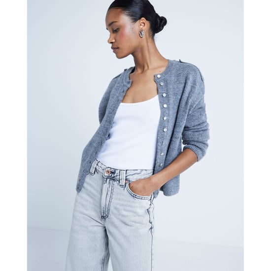 River Island Womens Straight Fit Jeans Grey Relaxed - Image 3