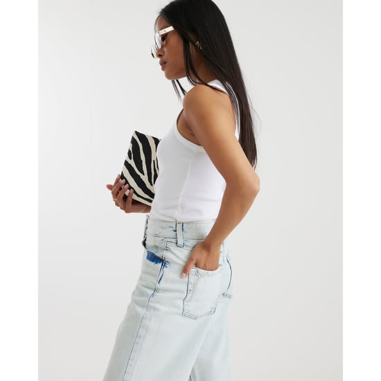 River Island Womens Straight Leg Jeans Petite Blue Relaxed - Image 4