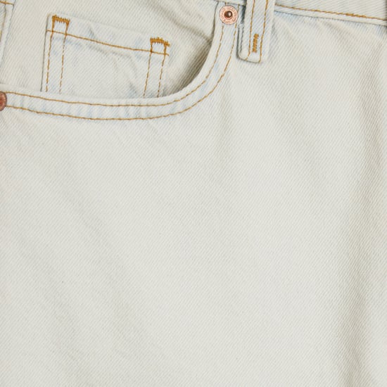 River Island Womens Blue Pale Denim Barrel Jeans - Image 4