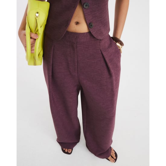 River Island Womens Wide Leg Trousers Purple - Image 4