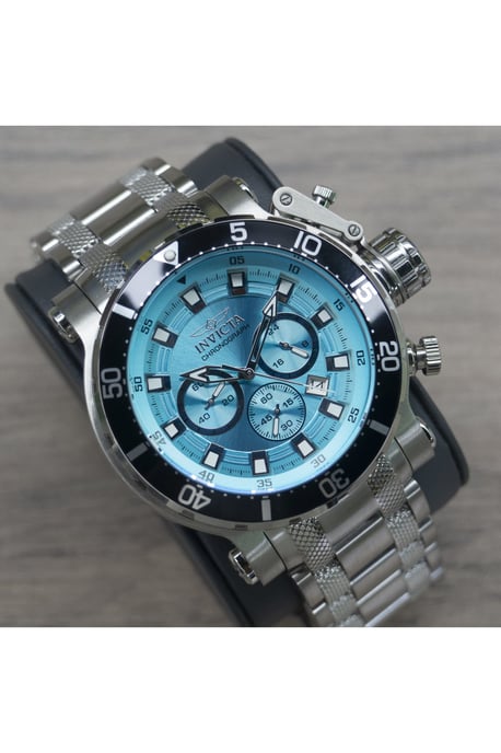 Invicta Coalition Forces 49091 Heren Horloge - Quartz Uurwerk - Roestvrij Staal met blauwe Wijzerplaat - 52mm - Image 3