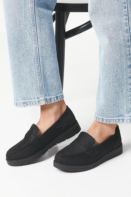 Good For The Sole: Lily Comfort Wedge Loafers - Image 1