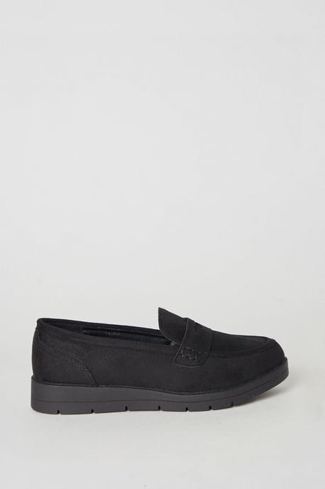 Good For The Sole: Lily Comfort Wedge Loafers - Image 2