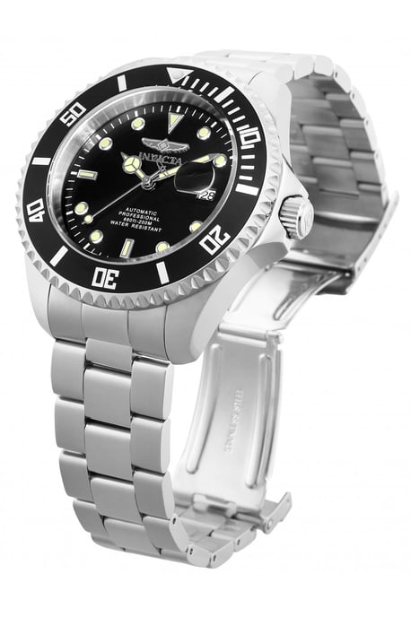 Invicta Pro Diver 35717 Heren Horloge - Automatisch Uurwerk - Roestvrij Staal met zwarte Wijzerplaat - 47mm - Image 2