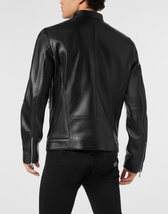 Läderbikerjacka - Image 5