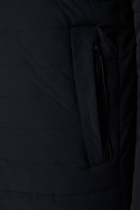Lionel Hooded Puffer Jacket Navy - Image 4