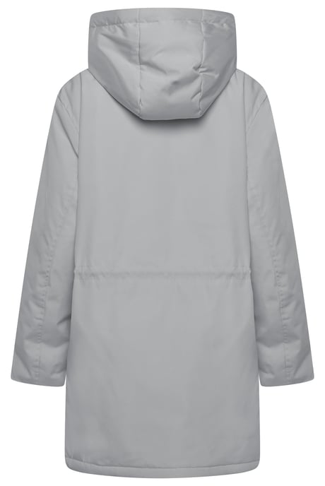 Bobbie Unisex Padded Coat Light Grey - Image 2