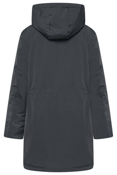 Bobbie Unisex Padded Coat Dark Grey - Image 2