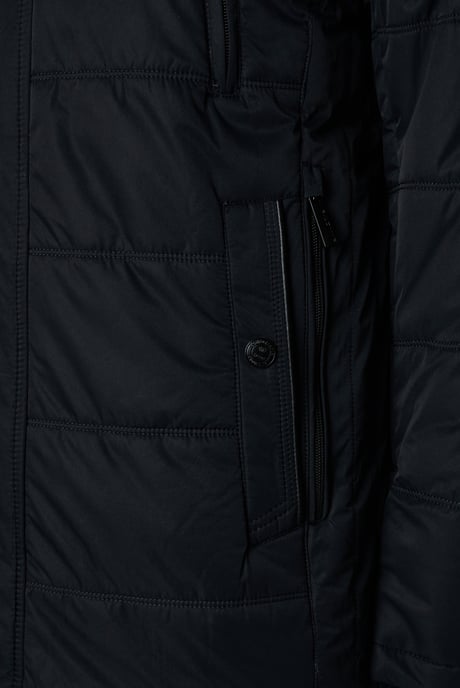 Jude Hooded Puffer Jacket Navy - Image 3
