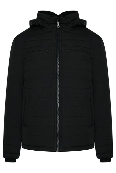 Lionel Hooded Puffer Jacket Black - Image 1