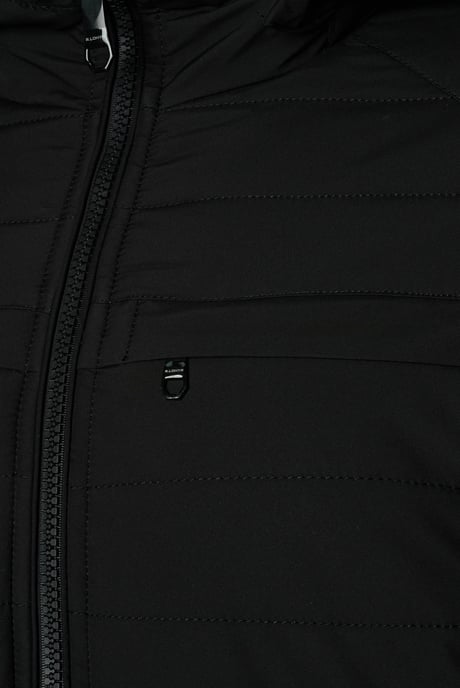 Lionel Hooded Puffer Jacket Black - Image 3