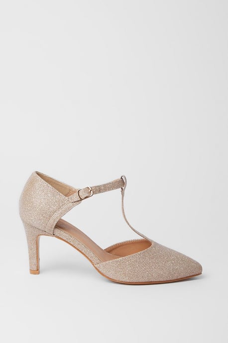 Good For The Sole: Wide Fit Emma Pointed Open Court Shoes - Image 2