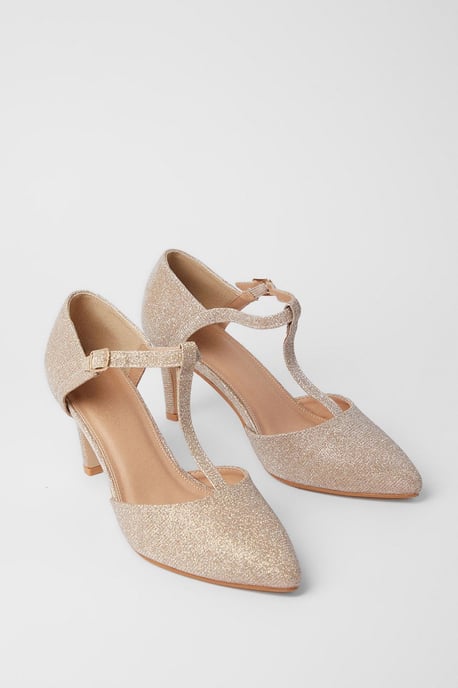 Good For The Sole: Wide Fit Emma Pointed Open Court Shoes - Image 3