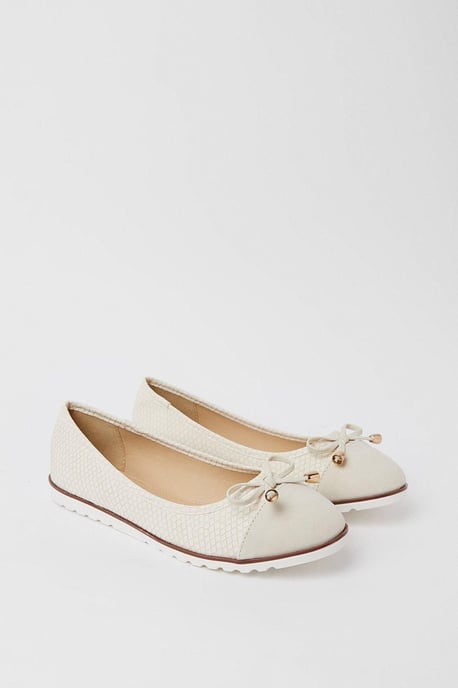 Good For The Sole: Wide Fit Tam Comfort Ballet Flats - Image 3