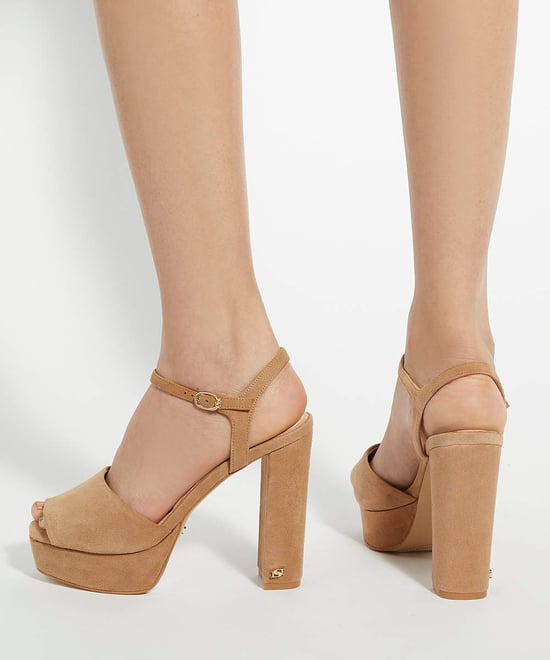 Dune Ladies Mayci - Suede Platform Open Toe Sandals - Image 3