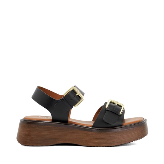 Dune Ladies Luno - Double Strap Flatform Sandals - Image 2