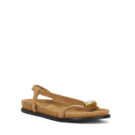 Dune Ladies Lyn - Gold Toe Trim Sandals - Image 1