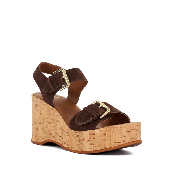 Dune Ladies Kamia - Open Toe Wedge Heel Sandals - Image 1