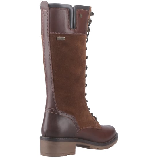 Hunter Skye Tall Boot Dames Leren Bruine Laarzen - Image 2