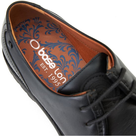 Base London Carbon Leren Heren Zwarte Mocassins Schoenen - Image 6