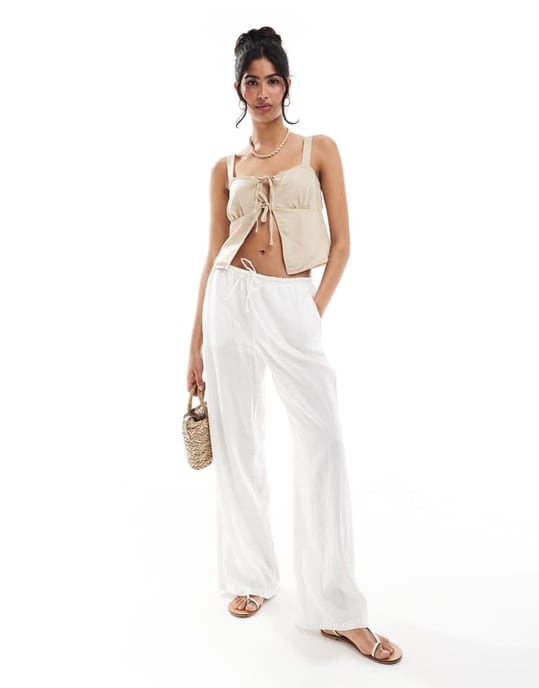 ONLY tie front top in stone - Image 4