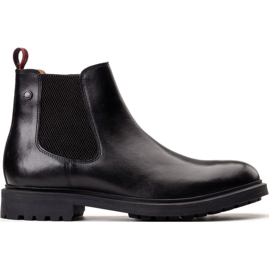 Base London Roebuck Leren Heren Zwarte Laarzen - Image 5